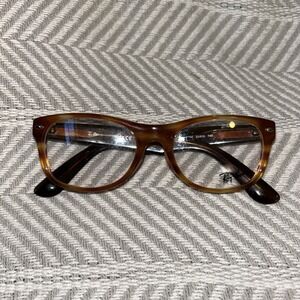 Ray‎ Ban Eyeglasses Frames Only Blue & Red Frames RB 5184F 5799 A3